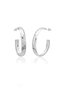 Heliophilia Silver VDKP2121 Pendientes en Tono Plateado para Mujer, Diseño Elegante y Atemporal, Talla Única, Largo 0.75 cm, Ancho 5.75 cm